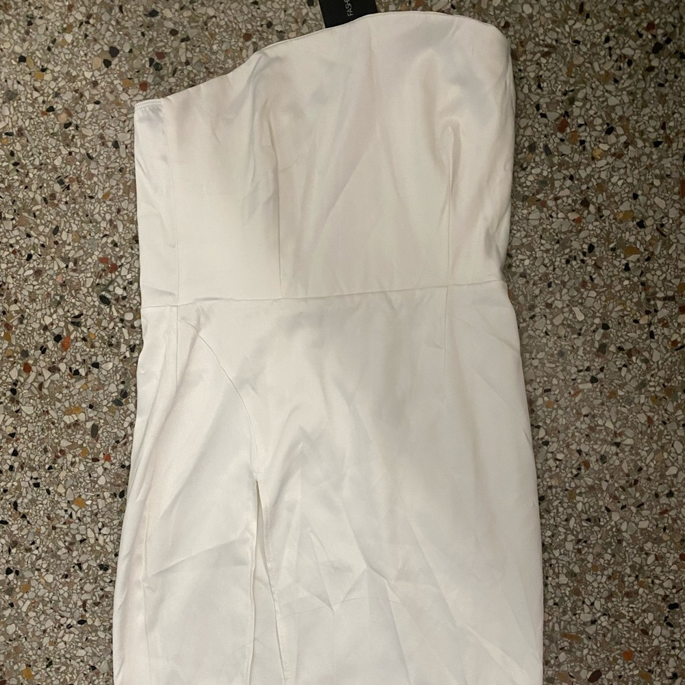 White mini dress, brand new never used